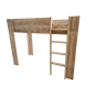 Wood4you - Lit mezzanine Noortje échafaudage bois 210Lx165Hx96P cm