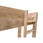 Wood4you - Hochbett Noortje Bett mit Schreibtisch Gerüst Holz 210Lx165Hx96T cm