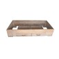 Wood4you - Letto singolo Billy trabattello legno 206Lx43Hx96P cm