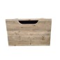 Wood4you -Coffre à jouets Kick Echafaudage bois  80Lx50Hx50P cm