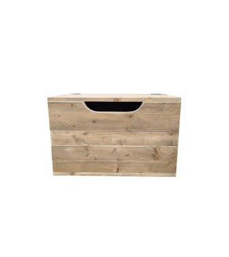 Wood4you - Toy chest Kick Scaffoldwood 80Lx50Hx50D cm