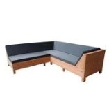 Douglas wood lounge set