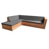 Hardwood lounge set